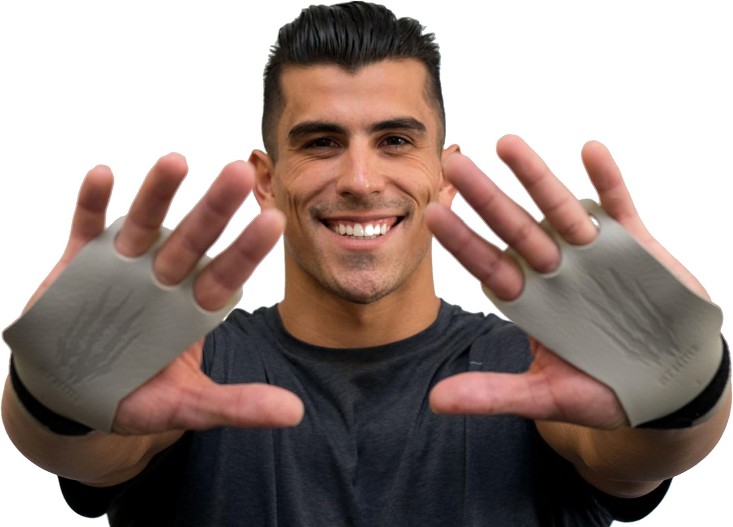 Bear KompleX 3 Hole Hand Grips and Gymnastics Grips Great for Cross Training, pullups, Weight Lifting, Chin ups, Training, Exercise, Kettlebell, More. Protect Your Palms from rips! Small 3hole BLK