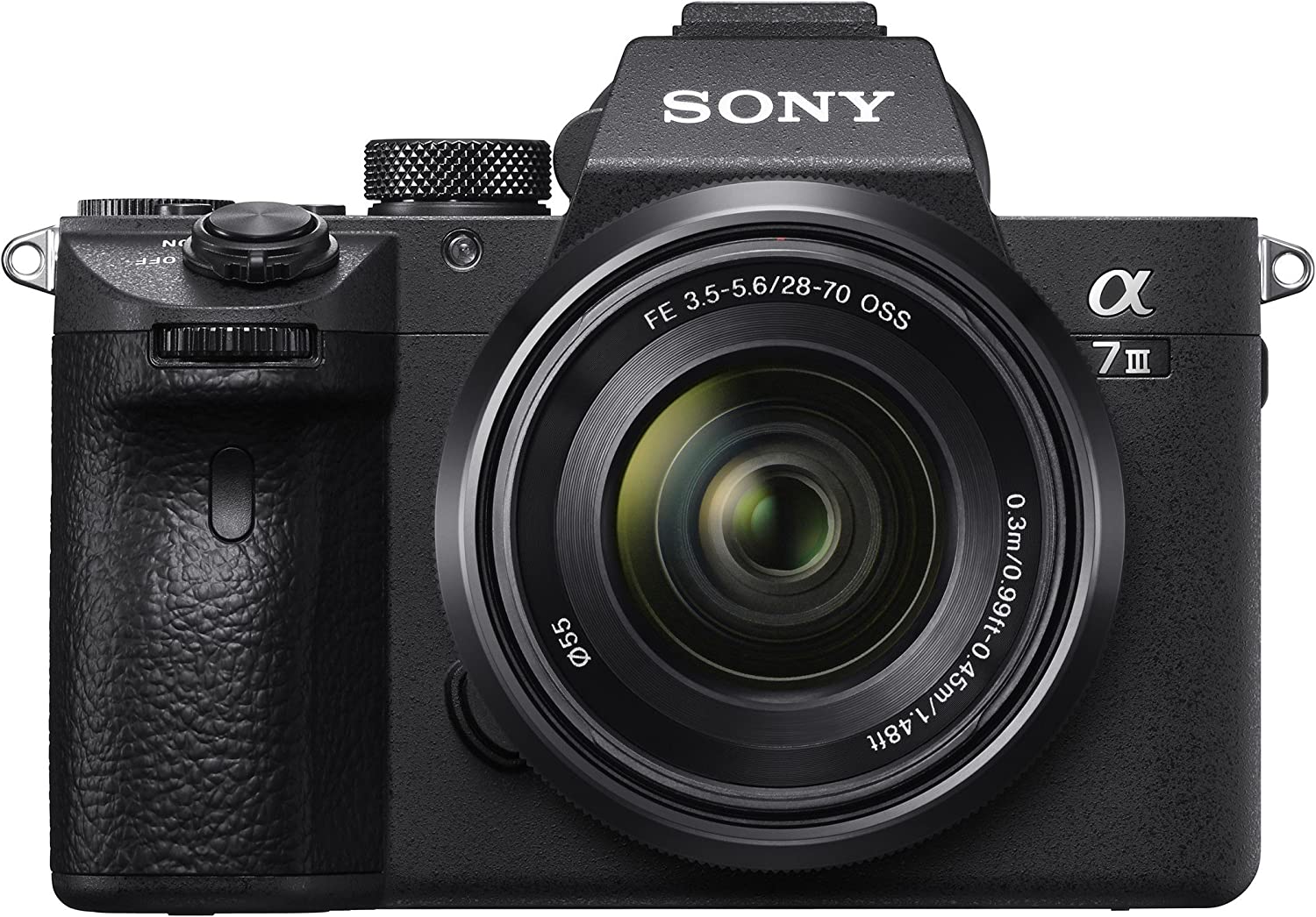 Sony Alpha 7III ILCE7M3/A7M3, Appareil Photo Hybride Numérique Plein Format, Kit A7M3K, Boîtier nu + Objectif 28-70 mm
