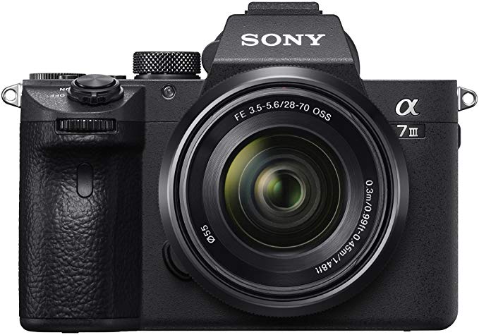 Sony Alpha 7III ILCE7M3/A7M3, Appareil Photo Hybride Numérique Plein Format, Kit A7M3K, Boîtier nu + Objectif 28-70 mm