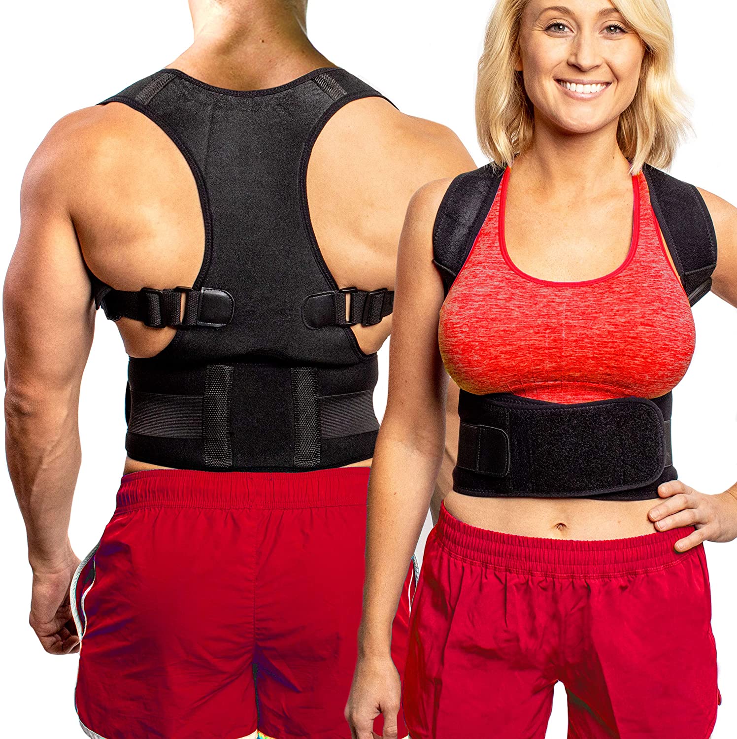 Flexguard Support Entretoise Posture correcteur meilleur soutien entièrement réglable support améliore la Posture et fournit un soutien lombaire pour basse (105lb - 140lb)